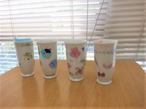 参加者完成作品(焼成前)